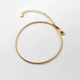925 Silver Snake Bone Charm Anklet for Women Summer Beach Party Foot Jewelry