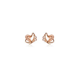 925 Silver Crystal Butterfly Earrings Wedding