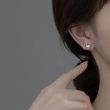 925 Sterling Silver Cat Earrings Hypoallergenic Kitten Studs Sensitive Ears