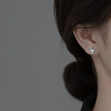 925 Sterling Silver Cat Earrings Hypoallergenic Kitten Studs Sensitive Ears