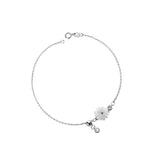 925 Sterling Silver Daisy Anklet for Women