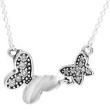 Entwined Circles T-bar Necklace 925 Silver For Europe Gift