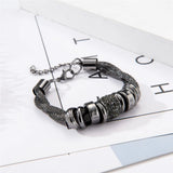 Black Metal Bracelets & Bangles for Party Wedding, B151