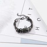 Black Metal Bracelets & Bangles for Party Wedding, B151
