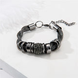 Black Metal Bracelets & Bangles for Party Wedding, B151
