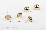 Environmentally Friendly Semicircle Earrings DIY Materials
