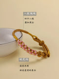Epiphany Autumn Peach Hand-woven Vintage Ethnic Style Bracelet