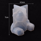 3D Bear Epoxy Mold Phone Holder Silicone DIY Crafts Decorations Car Accessories