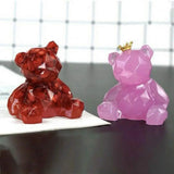 3D Bear Epoxy Mold Phone Holder Silicone DIY Crafts Decorations Car Accessories