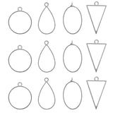 Epoxy Border Geometric Hollow Pendant Christmas Mold