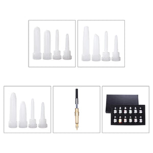 Silicone Epoxy Resin Fountain Pen Jewelry Molds