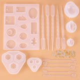 Epoxy Casting Molds Set Silicone Tools for Jewelry Pendant Making