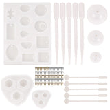 Epoxy Casting Molds Set Silicone Tools for Jewelry Pendant Making