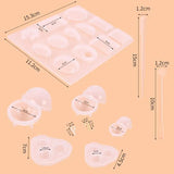 Epoxy Casting Molds Set Silicone Casting Tools Resin Jewelry Pendant Making Mold