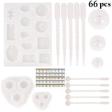 Epoxy Casting Molds Set Silicone Casting Tools Resin Jewelry Pendant Making Mold