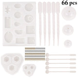 Epoxy Casting Molds Set Silicone Tools for Jewelry Pendant Making