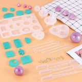 Epoxy Casting Molds Set Silicone Tools for Jewelry Pendant Making