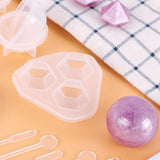 Epoxy Casting Molds Set Silicone Tools for Jewelry Pendant Making