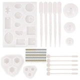 Epoxy Casting Molds Set Silicone Casting Tools Resin Jewelry Pendant Making Mold