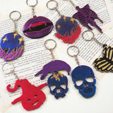 Halloween Finger Skull Bone Lips Mirror Silicone Mold for Resin DIY