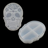 Halloween Skull Storage Box Mold for DIY Home Decor