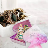Epoxy Crystal Resin Silicone Molds Spades Jar with Lid