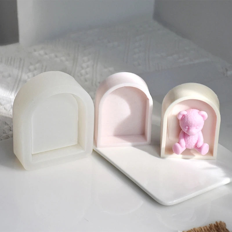 Irregular Door Frame Decor Candle Mold for DIY Making