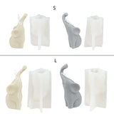 Long-nosed Elephant Ornaments Mold for DIY Decoration Making