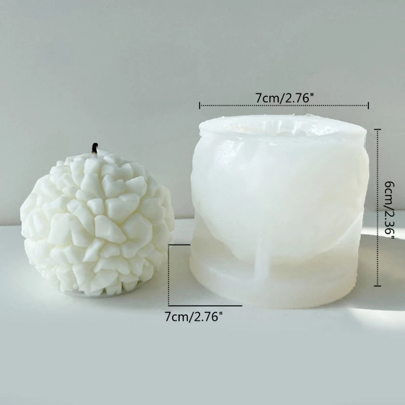Meteorite Spherical Decor Mold for DIY Decoration Making