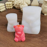 Epoxy Soap Mold Bear Decoration Candle Mold DIY Soap Candle Resin Clay