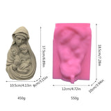 Epoxy Soap Mold Mary & Child Decor Candle Mold for DIY