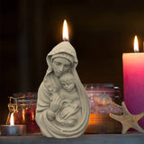 Epoxy Soap Mold Mary & Child Decor Candle Mold for DIY