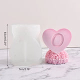 Rose Heart Candle Mold DIY Decoration Aromatherapy Soap Candle Resin