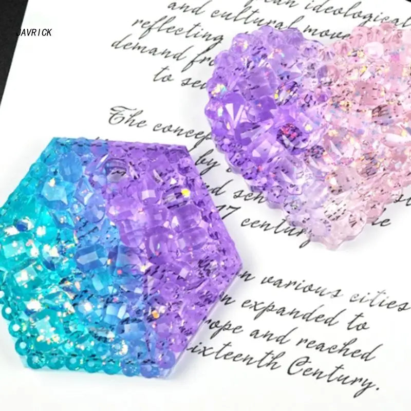 Heart Pentagon Round Silicone Mold for DIY Jewelry