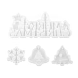 Christmas Letter Silicone Mold for Home Decoration
