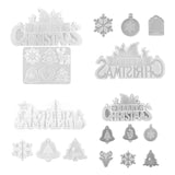 Christmas Letter Silicone Mold for Home Decoration