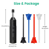 Electric Epoxy Mixer with 4 Paddles - Handheld Resin Mixing Tool
