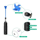 Electric Epoxy Mixer Handheld Resin Stirrer with 4 Paddles