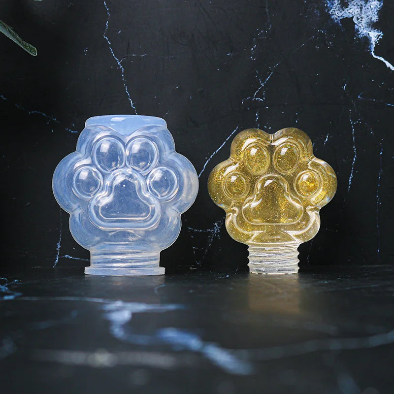 Cat Paw Bulb Light Lamp Mold for Epoxy Resin DIY