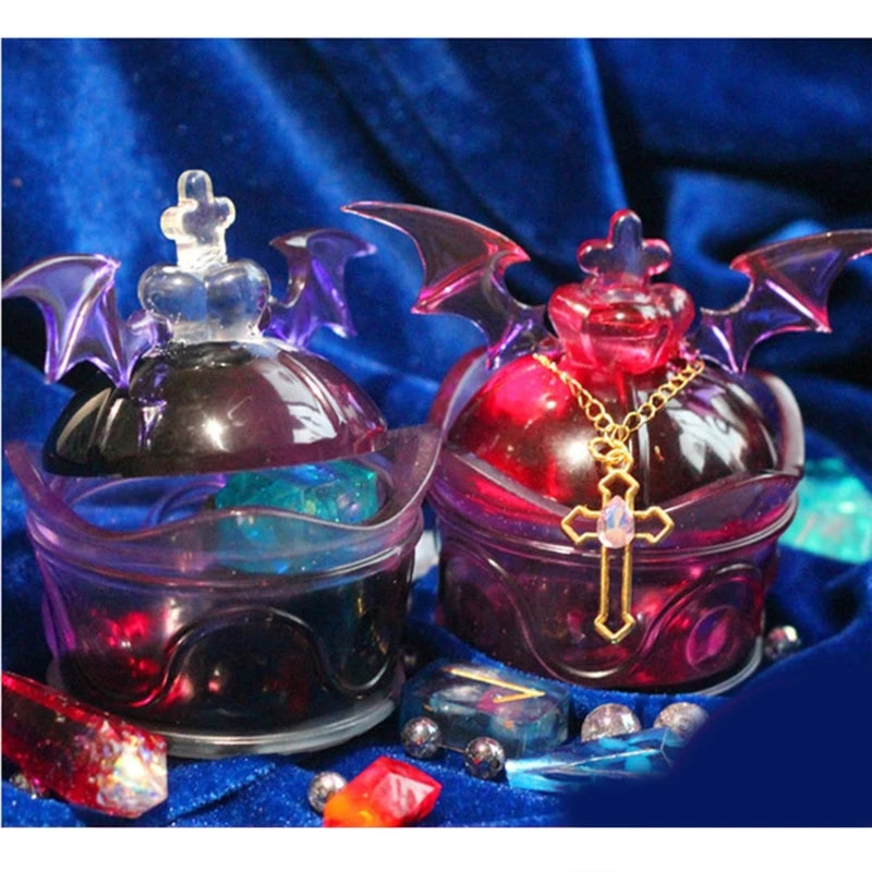 DIY Epoxy Crystal Bat Wing Storage Box Mold