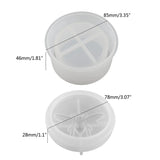Epoxy Mold DIY Crystal Mirror Bee Honey Jar Storage Box Mold Silicone Resin