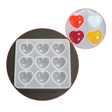 Silicone Heart Pendant Making Mold