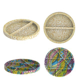 Round Grid Silicone Mold Set for Jewelry Tray