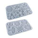 Epoxy Mushroom Petal Mold Resin Casting Pendant DIY Crafts