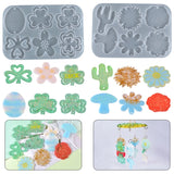 Epoxy Mushroom Petal Mold Resin Casting Pendant DIY Crafts