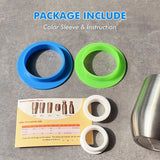4pc Epoxy Paint Flat Cup Covers, Tumbler Protection Kit