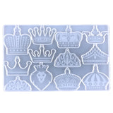 3D Crown Shape Mold Silicone for DIY Keychain Jewelry Earrings Crafts