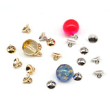 Resin Ball Keychain & Earring Kit w/ Drill Bits & Hooks