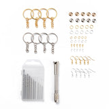 Resin Ball Keychain & Earring Kit w/ Drill Bits & Hooks