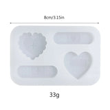Epoxy Resin Mold Pendant Keychain DIY Craft Making